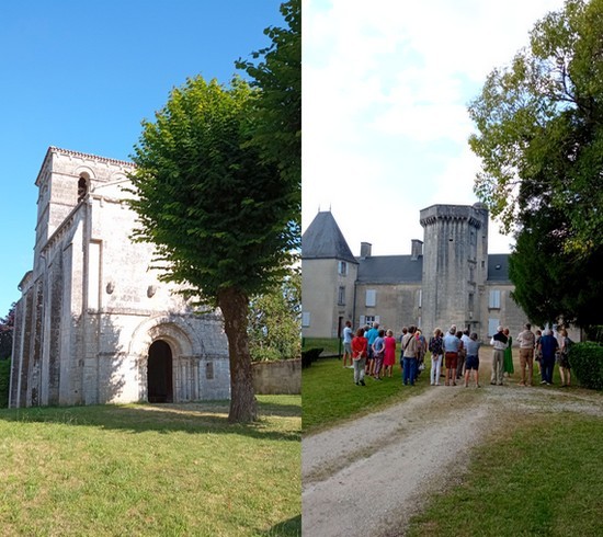 Château et église de Bois-Charente à Graves-Saint-Amant